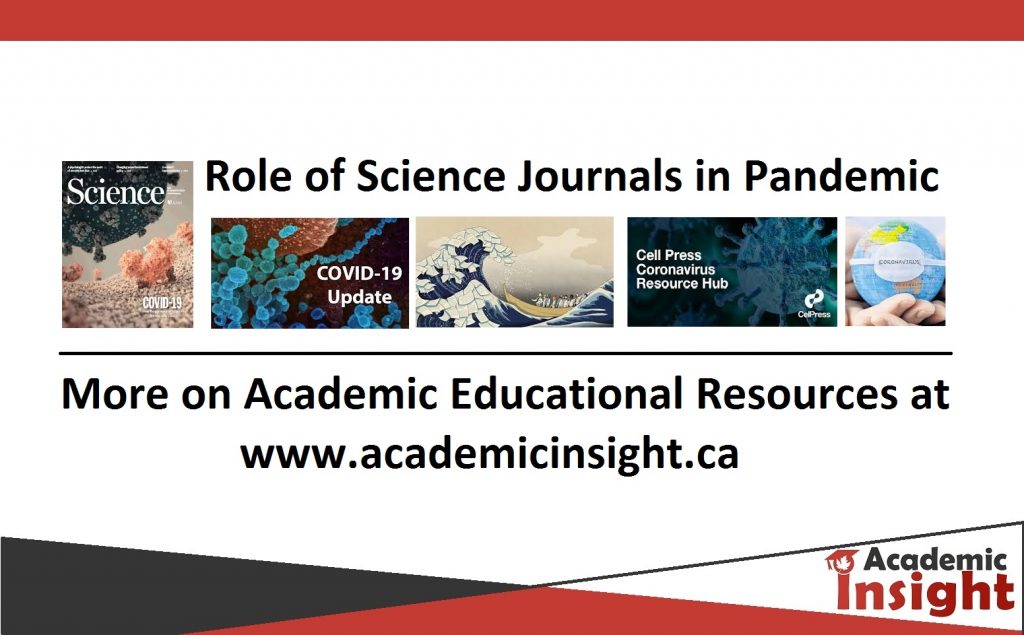 Role of Science Journals in Pandemic