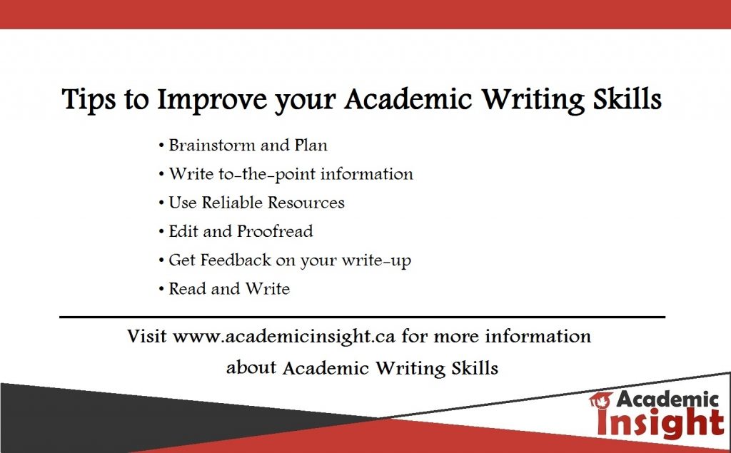 Tips to Improve your Academic Writing Skills