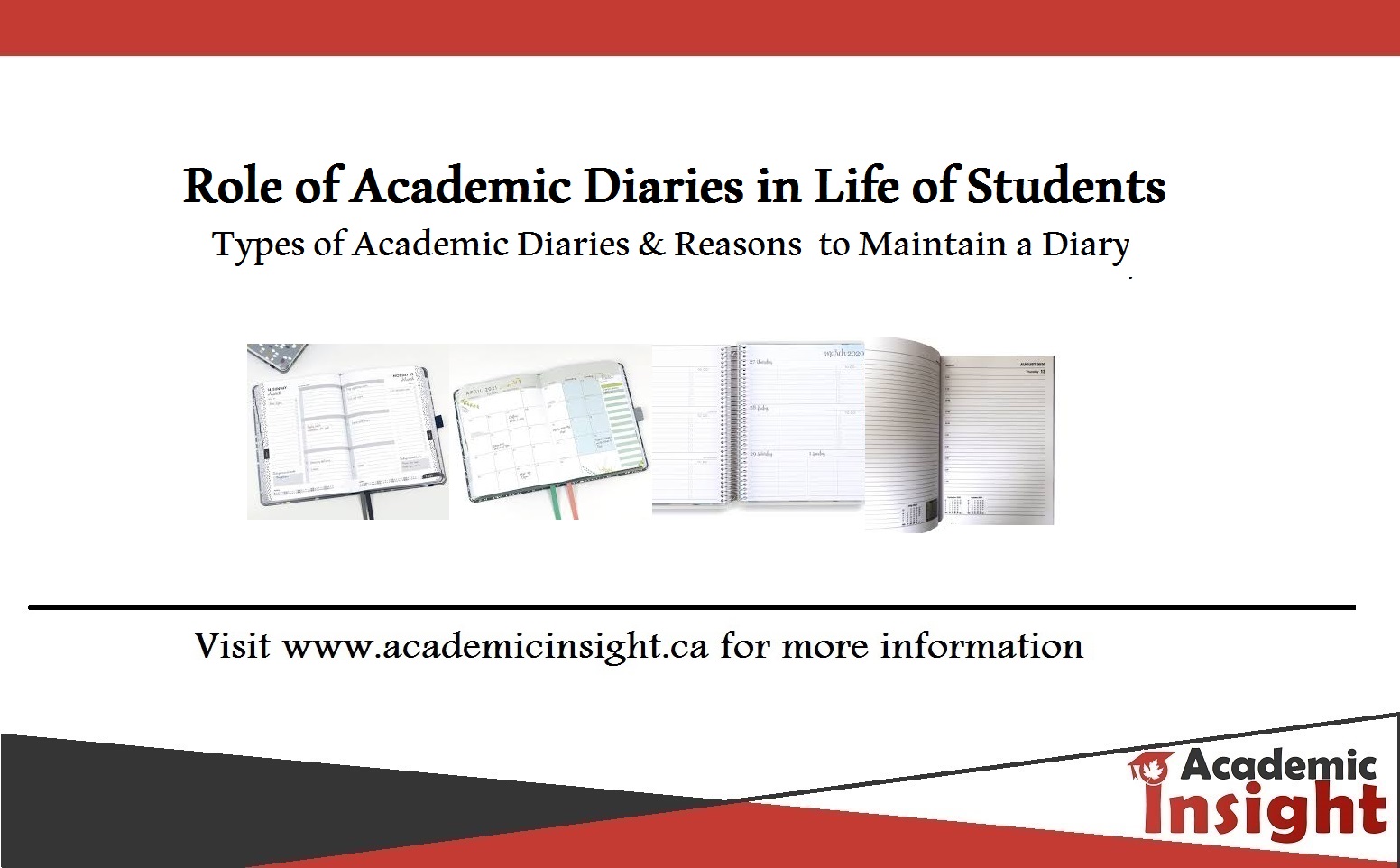 Role of Academic Diaries in the Life of Students