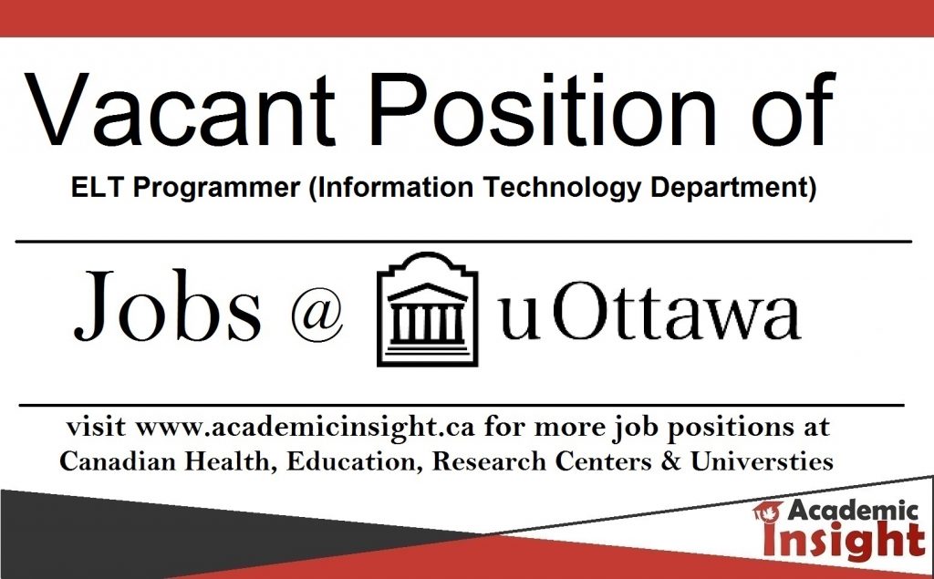 University of ottawa employer job postings